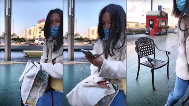 【极品稀缺魔手外购】最新《疯狂抖音》新篇之《小三儿》新增一批高质量美女主播 倒立尿流嘴里了？爽喷了 (14)